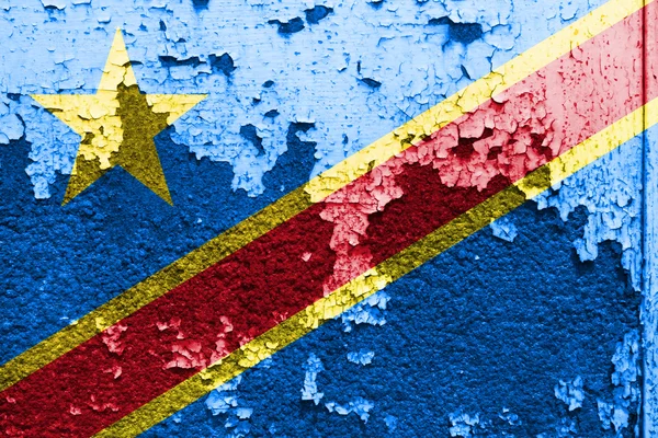 Democratic Republic of the Congo Flag — Stock Photo, Image
