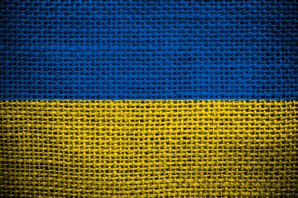 Drapeau ukrainien — Photo