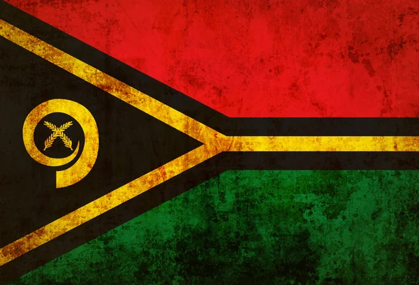Grunge Vanuatu Flag — Stock Photo, Image