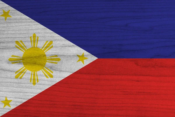 Philippinische Flagge — Stockfoto