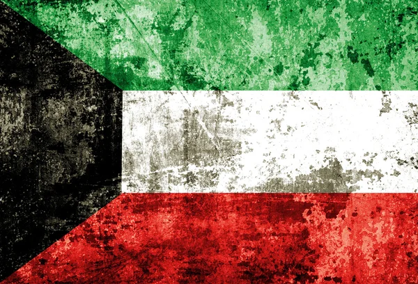 Grunge Kuwait Flag — Stock Photo, Image