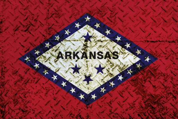 Bandiera dello Stato dell'Arkansas — Foto Stock