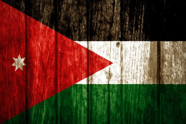 जॉर्डन ध्वज — स्टॉक फोटो, इमेज