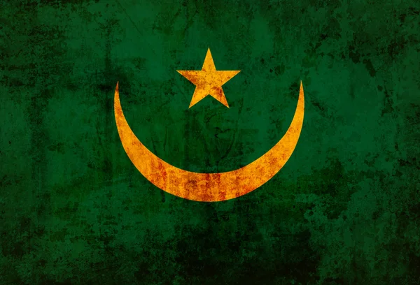 Mauritania Flag — Stock Photo, Image