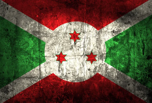 Grunge Burundi Flag — Stock Photo, Image