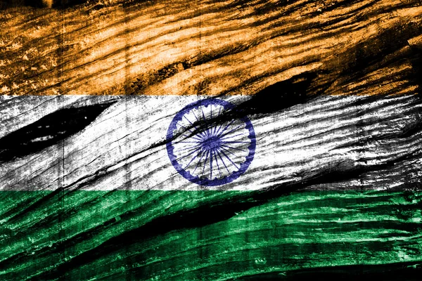 Indien flagga — Stockfoto