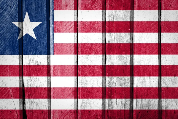 Bandera de Liberia — Foto de Stock