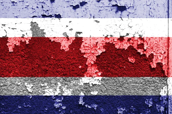 Vlag van Costa rica — Stockfoto