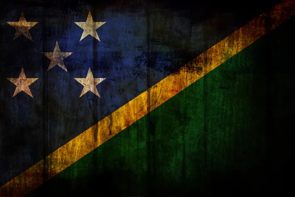 Solomon Islands Flag. — Stock Photo, Image