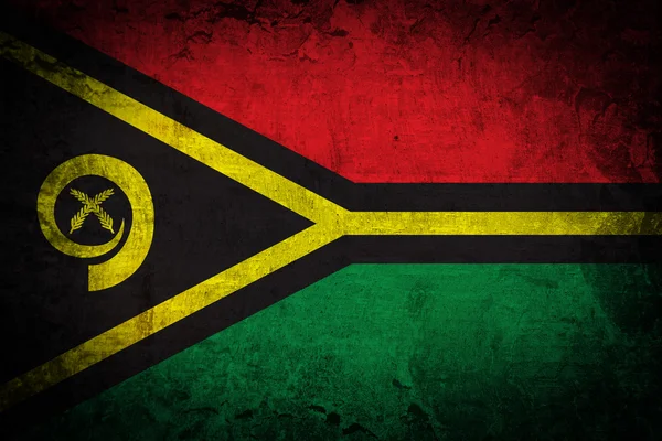 Grunge de Vanuatu Bandeira — Fotografia de Stock