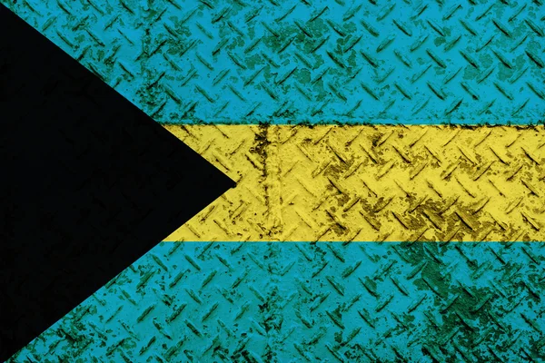 Bandera de Bahamas — Foto de Stock