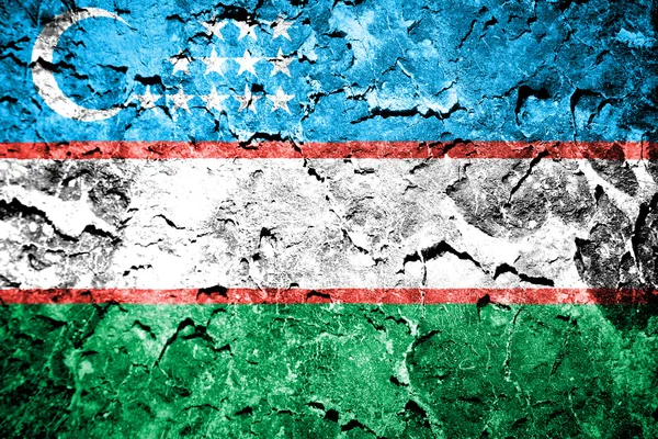 Bandera de Uzbekistán — Foto de Stock