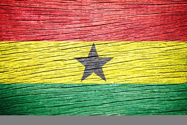 Ghana-Flagge — Stockfoto