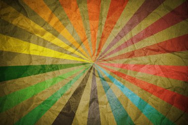 Çoklu renkli güneş ışınları grunge arkaplanı