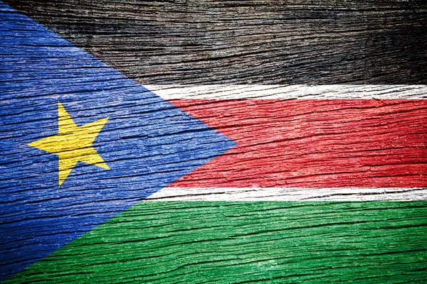 South Sudan flag — Stock Photo, Image