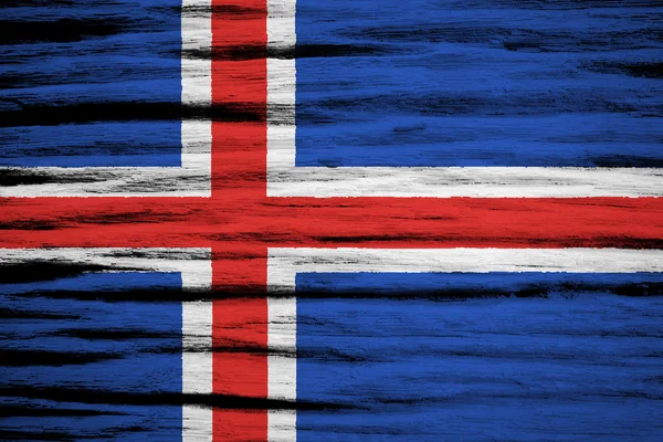 Drapeau Islande — Photo