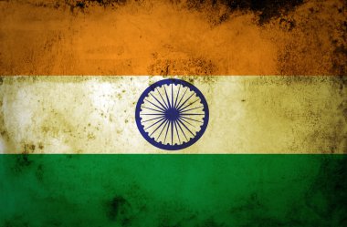 Grunge Hindistan bayrağı