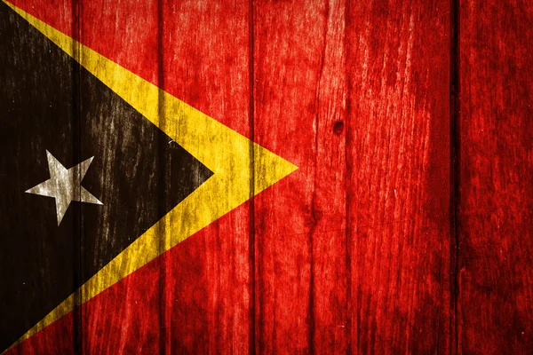 Timor Oriental Bandera —  Fotos de Stock