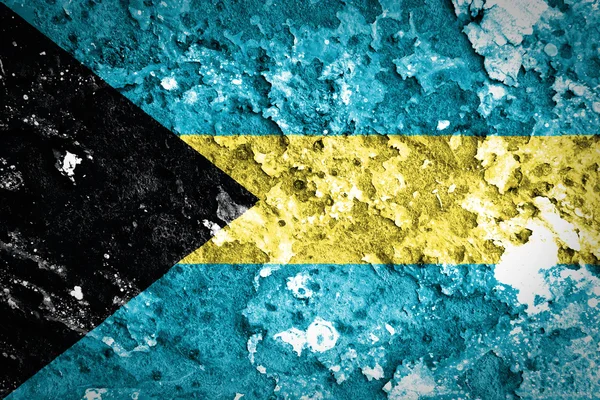 Le drapeau des Bahamas — Photo