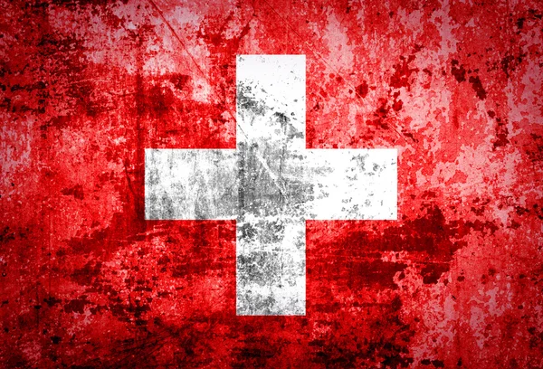 Suiza bandera — Foto de Stock