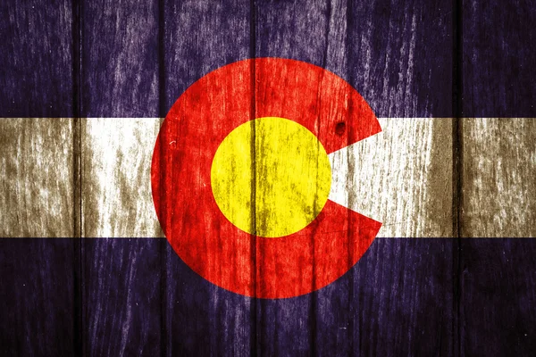 Bandeira do estado do Colorado — Fotografia de Stock