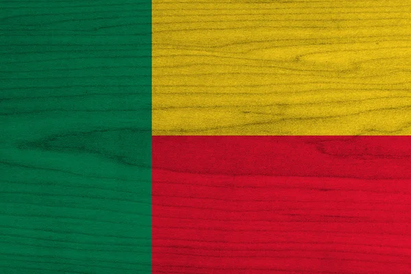 Benin-Flagge — Stockfoto