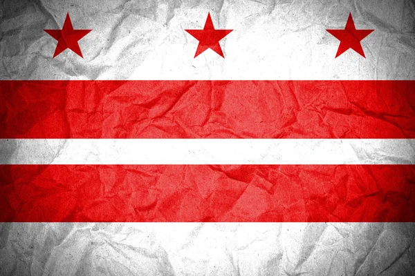 Washington dc vlag — Stockfoto