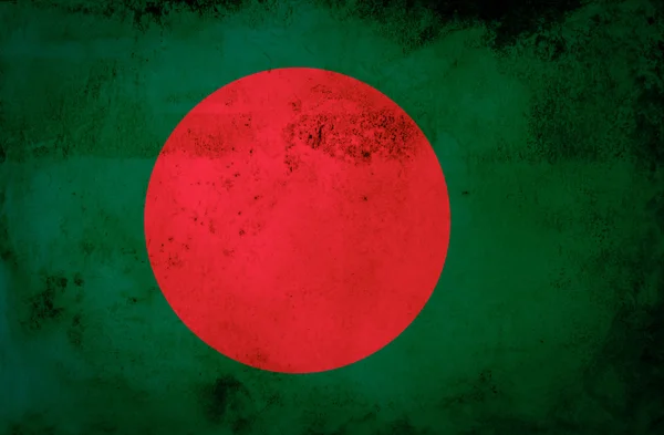 Grunge vlag van bangladesh — Stockfoto