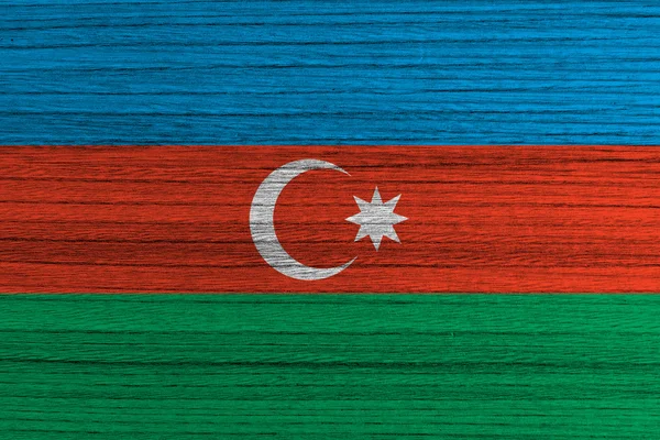 Azerbaidschanische Flagge — Stockfoto