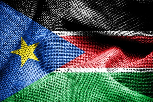 South Sudan Flag — Stock Photo, Image