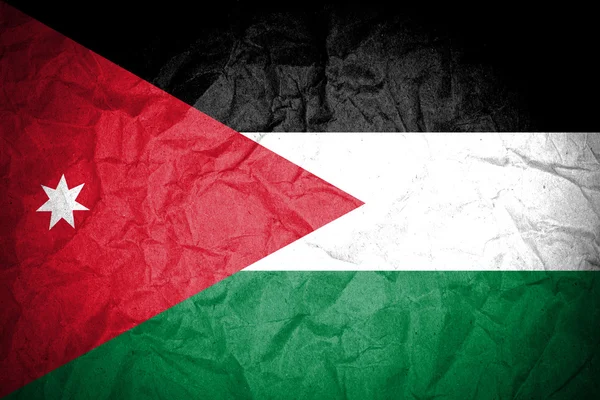 जॉर्डनचा ध्वज — स्टॉक फोटो, इमेज