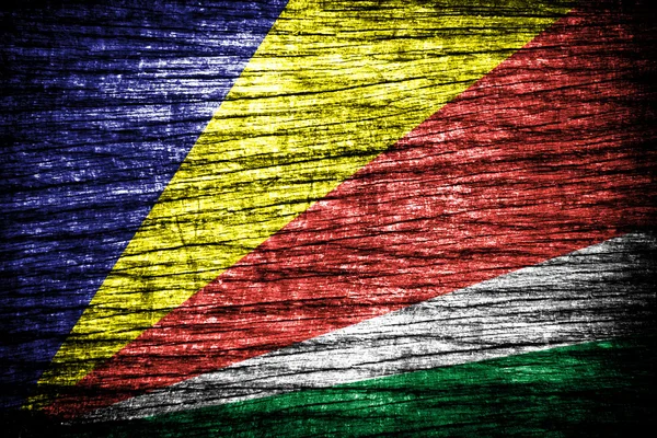 Сейшельский флаг — стоковое фото