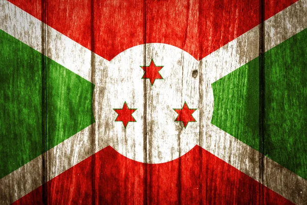 Bandera de Burundi — Foto de Stock