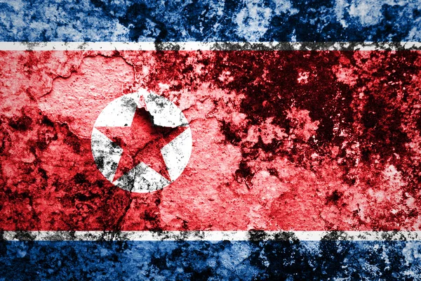 Bandeira da Coreia do Norte — Fotografia de Stock