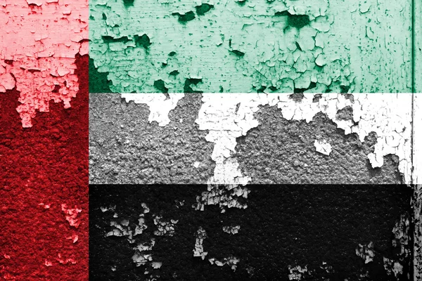 Bandeira dos Emirados Árabes Unidos — Fotografia de Stock