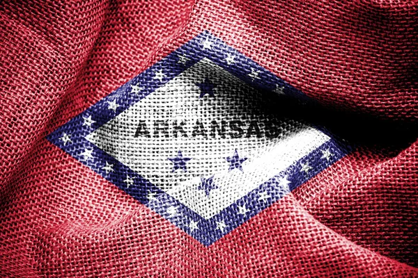 Bandera de Arkansas — Foto de Stock