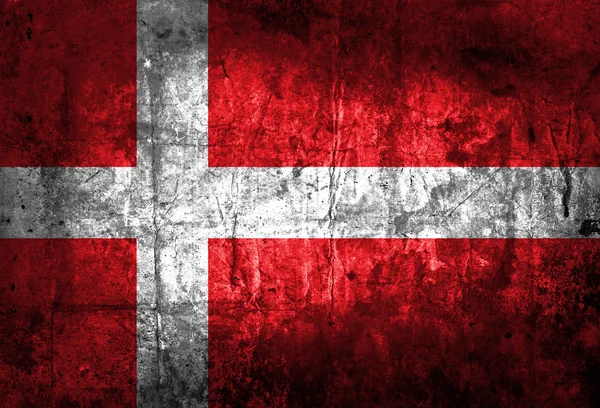 The European country Denmark flag — Stock Photo, Image