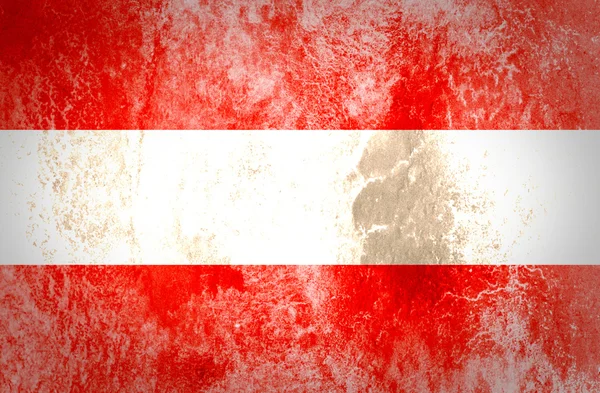 Bandera de Grunge del país europeo Austria — Foto de Stock