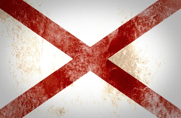 Гранж флага Алабамы — стоковое фото