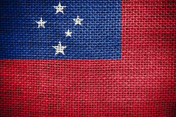 Samoa-Flagge — Stockfoto