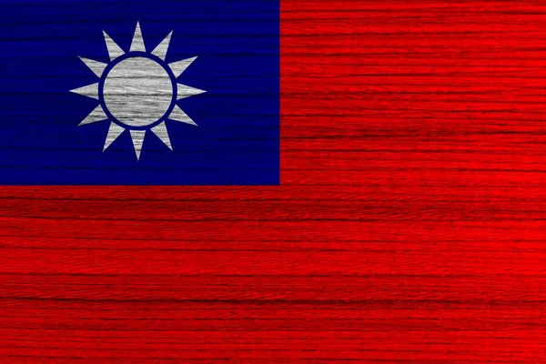 Taiwan-Flagge — Stockfoto