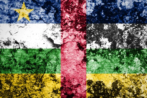 Central African Republic Flag — Stock Photo, Image