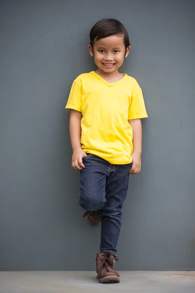 Portrét chlapce, šťastný — Stock fotografie
