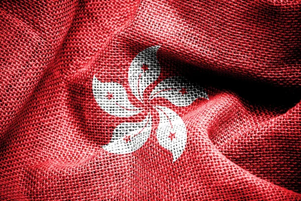 Hong Kong flag — Stock Photo, Image