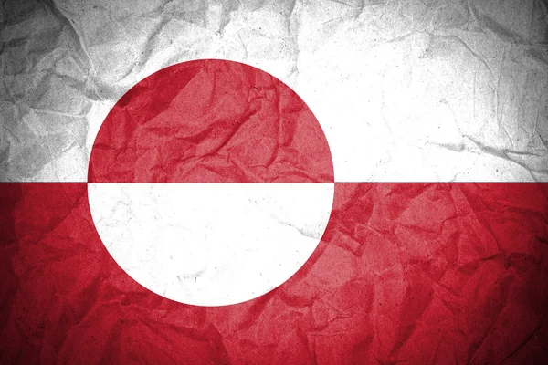 Greenland flag — Stock Photo, Image
