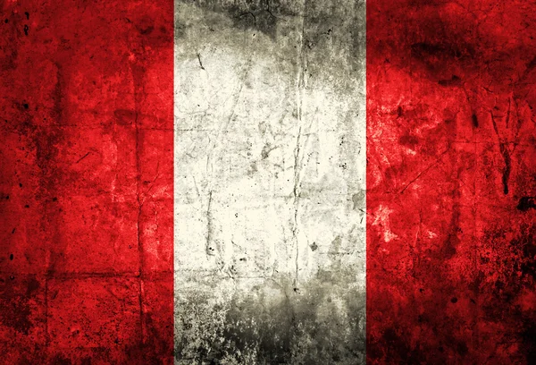 Flaga grunge Peru — Zdjęcie stockowe