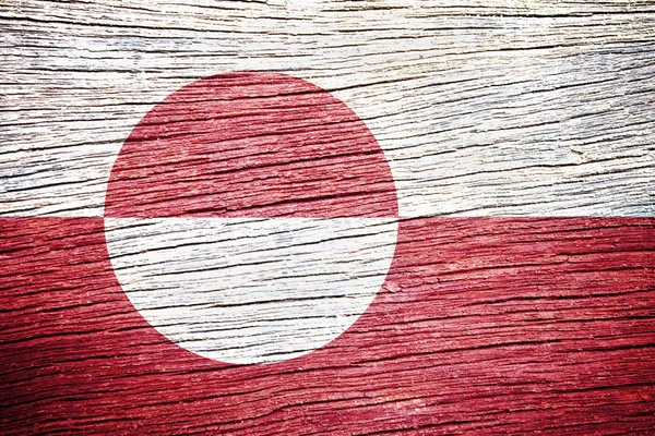 Greenland Flag — Stock Photo, Image