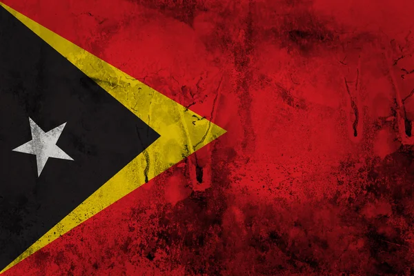 East Timor Flag — Stock Photo, Image