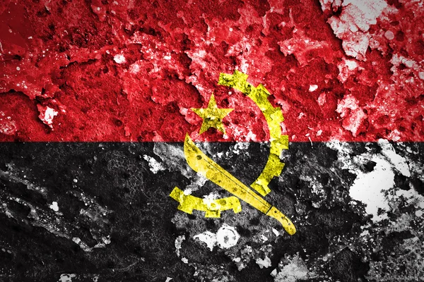 Прапор Анголи — стокове фото