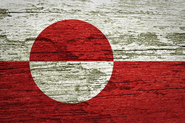 Greenland Flag — Stock Photo, Image